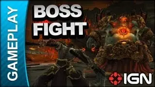 Darksiders 2 - The Demon Lord Belial Boss Fight - Gameplay