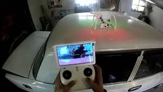 FPV квадрокоптер UPair Chase с GPS, камерой, монитором и 2-х осевым подвесом