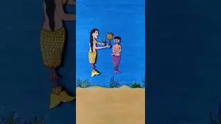 Mother mermaid sacrifice her leg//Behind the scene//BTS #shorts  #xyzart #skibiditoilet