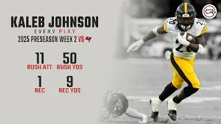 Kaleb Johnson Preseason Week 2 Highlights | Every Run, Target, and Catch vs Buccaneers