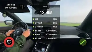 BMW 3 G20 330E 2.0Ti + HYBRID AT RWD 2020 STAGE 1. 0-200 acceleration