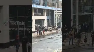 Spider-Man Saves a Kid on Set of spiderman Brand New Day Leaked Scene &ndash; Tom Holland Stunt