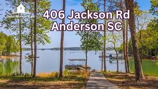 Waterfront home for sale on Lake Harwell in Anderson SC - Covered dock with lift included