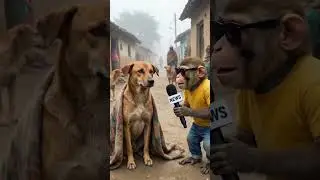 &ldquo;Aaj Ki Taaza Khabar 🐵 | Bandar Bana News Reporter 😂 | Funny Monkey Video&rdquo;