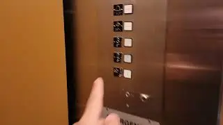 Reupload: Retake: OG 1970 Montgomery G&P Traction Right Elevator | UW Odegaard Library | Seattle WA