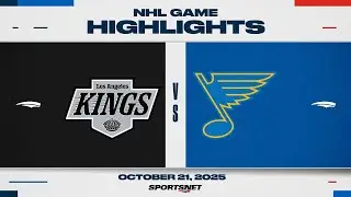 NHL Highlights | Kings vs. Blues - October 21, 2025