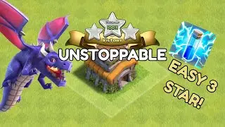 Easy TH8 Zap Dragons Attack Strategy (Clash of Clans)