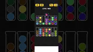Ball Sort stage 1858 #games #puzzle #ballsort