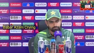 Babar Azam Crying In Press Conference  | Sad Moments | Broken Hearted