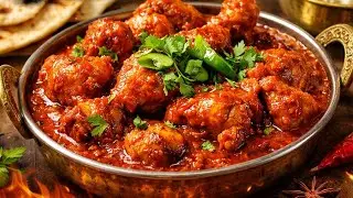 Hyderabadi Red Chicken Recipe | Spicy Street Style Red Chicken | Easy Chicken Curry