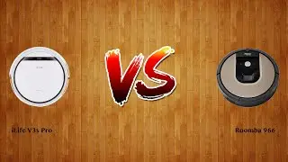 iLife V3s Pro vs Roomba 966   -  Robot Vacuum Comparison