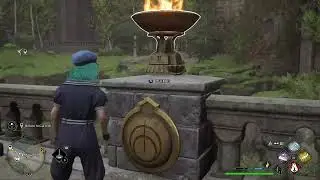 How to solve fire viaduct bridge puzzle [Hogwarts Legacy]