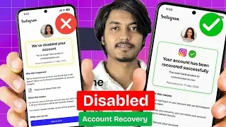 Instagram Account Disabled How To Get Back ( Solution ) | Instagram Disabled Account Recovery | 