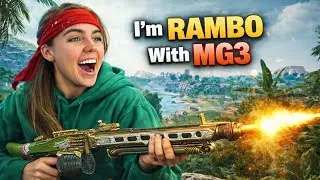 There Is No STOPPING Me With The Machine Gun In Sanhok Solos!