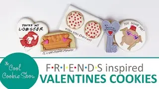 'Friends' Inspired Valentine's Cookies