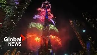 New Year's 2026: Dubai puts on stunning fireworks, light show at Burj Khalifa