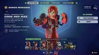 How to Unlock Code Red Mae Skin in Fortnite | Battle Pass Bonus Rewards Page 8