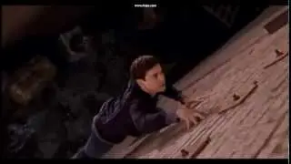 Spiderman-First wall climbing scene