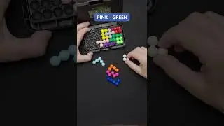 Green & Pink Puzzle: Kanoodle Twist #puzzlechallenge #puzzlesolving #puzzles
