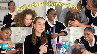 Andr&eacute;lon Voor Krullen?! & Nu Snap Ik Waarom Kelly Eczeem Heeft... 👀