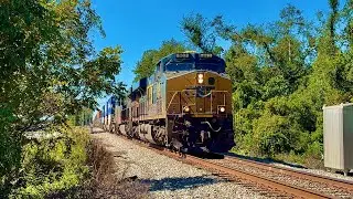 CSX I025-12 with CSXT ES44AH 883 leading with a Beautiful NF K5HL 1PC on 09/13/2025