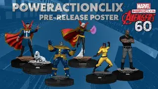 Marvel Heroclix Avengers 60th Pre release figures