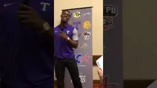Tarleton State's E.J. Speed at 2017 LSC Football Media Day
