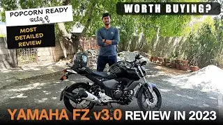 YAMAHA FZ V3.0 REVIEW | ನೋಡೋಕೆ BULKY ಇದೆ, ಆದ್ರೆ ಓಡ್ಸೋಕು ಹಾಗೆ ಇದ್ಯಾ?🤔| DETAILED REVIEW IN KANNADA