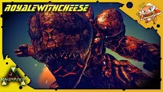 Lava Cave Golem 2 Cheese 0 😱 - ARK: RAGNAROK [DLC GAMEPLAY E66]