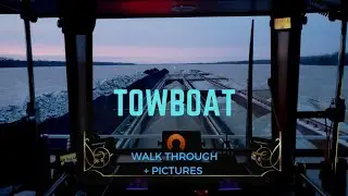 Towboat Walk through/ The vessel I work on/  6000hp boat