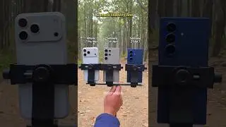 Samsung Z Fold 7 Vs iPhone 17 Pro Max Vs S24 Ultra Camera Stability Test