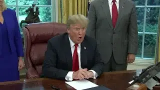 US - Trump signs executive order to end family separations at border