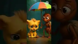 #LionCubStory#GiantAntLove#CartoonFriendship#KindnessMatters#AntAndCub#EmotionalCartoon#