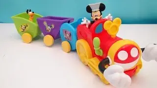 MICKEY MOUSE CLUBHOUSE WOBBLE BOBBLE CHOO CHOO TRAIN DISNEY VIDEO TOY REVIEW