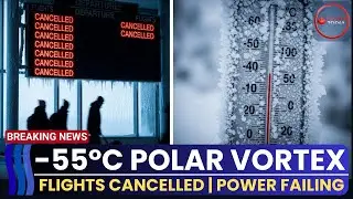 -55&deg;C Polar Vortex Hits Canada: Massive Flight Cancellations & Power Grid Crisis | Jan 24, 2026