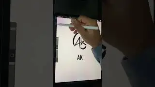 AK Initial Logo. Subscribe and comment your initials! #design #graphicdesign #logo #initial