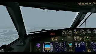 Snowy Munich Landing | Zibo 737 | X-Plane 12