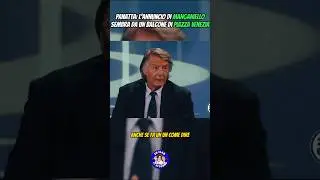 Panatta parla di Manganiello a Piazza Venezia