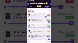 HOW i made 480$$ on DABBLE 👀🤑💰💰🤑 #dabble #parlay #money #underdog #gambling