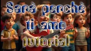 Sarà perché ti amo - Spartito Interattivo e Diteggiature (solo 5 note!)
