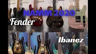 Namm 2020 fender / Ibanez Booth