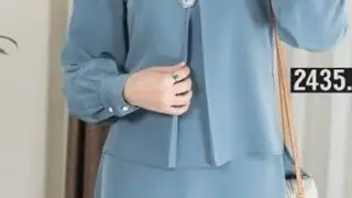 تفصيل موديل رائع للمحجبات بدون باترون XL