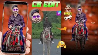 PicsArt Horse Lover CB Editing Tutorial || PicsArt New Stylish CB Editing || CB Background Editing