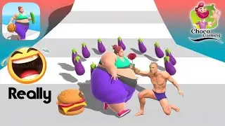Fat 2 Fit! 👩🏻&zwj;🦰🍔 Max Level-Gameplay iOS,Android #shorts
