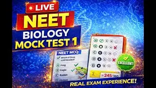NEET Mock test day 1, comment down your answer of every questions. #neet2026 #biology #biologybook