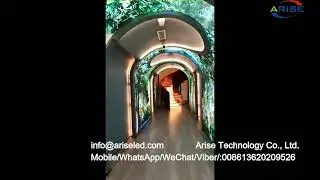 #Nightbar ledwall ,Concert hall KTV panoramic LED scene display Bar club corridor LED display projec
