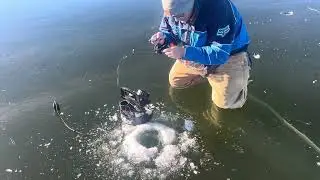 Ice Fishing Minnesota 2023-2024 season (ice was wack all year)