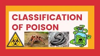 Toxicology | Classification of Poisons