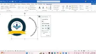 Logo Design in MS Word | No Photoshop Needed#ytshorts #logodesign 