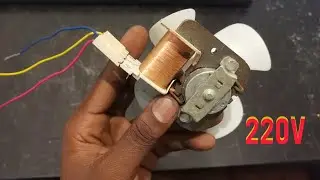 Microwave fan into generator #how to make high voltage generator #diy generator #electricity 